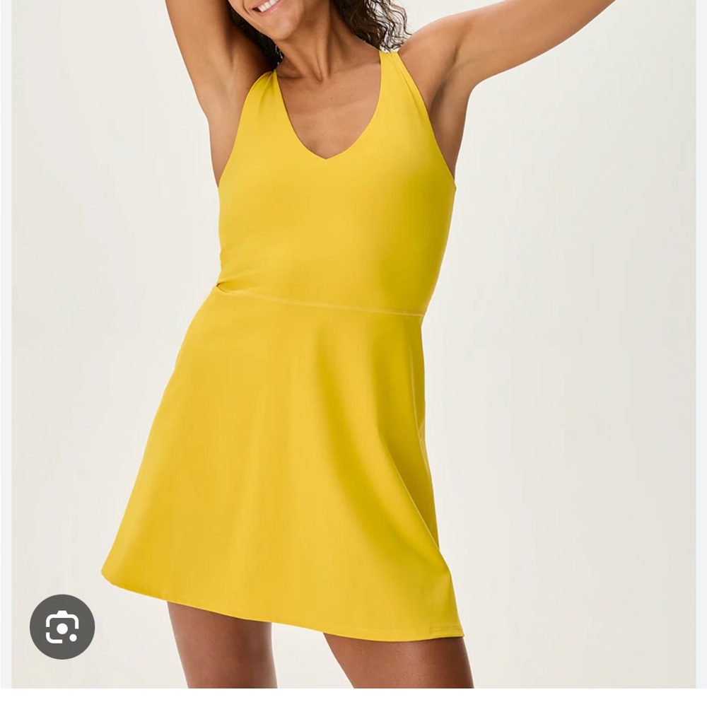 Yellow Outdoor Voices Volley dress size XS